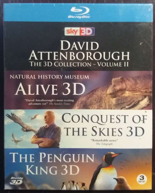 The 3D Collection Vol. 2 (Blu-Ray Disc) - David Attenborough (New)