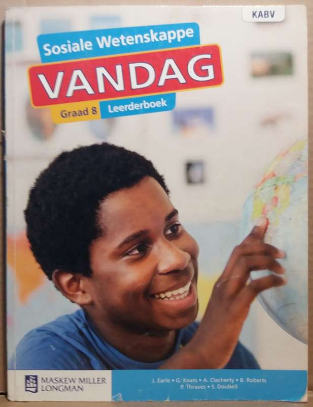Vandag Sosiale Wetenskappe Graad 8 (Leerderboek)