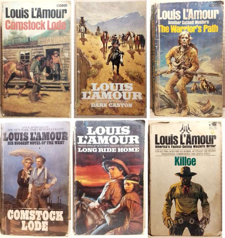 21x Louis L`Amour Books (See Description)