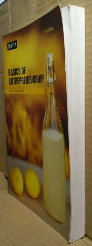 Basics of Entrepreneurship - C Nieuwenhuizen
