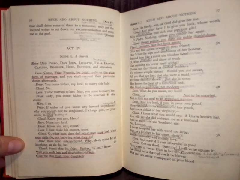 The Warwick Shakespeare (Much Ado About Nothing) - J.C Smith