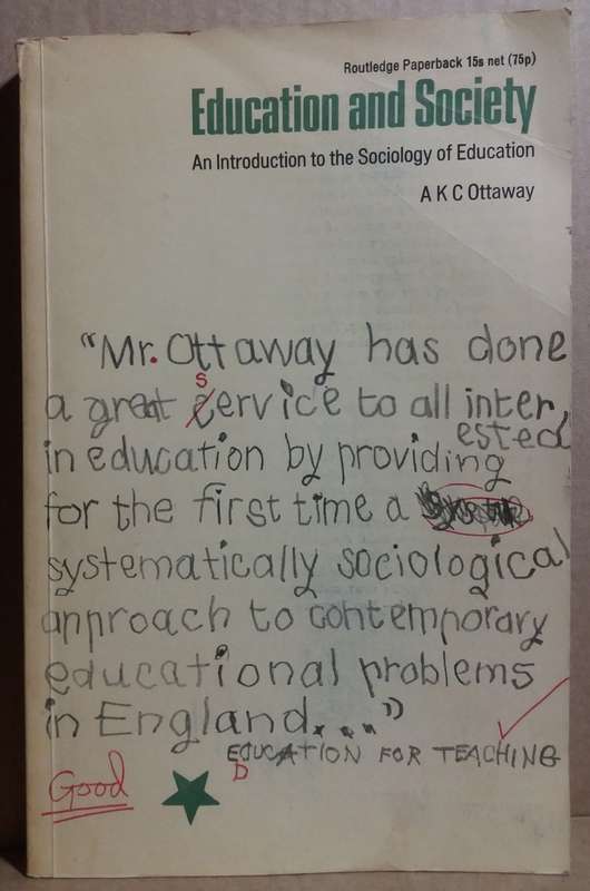 Education and Society - AKC Ottaway
