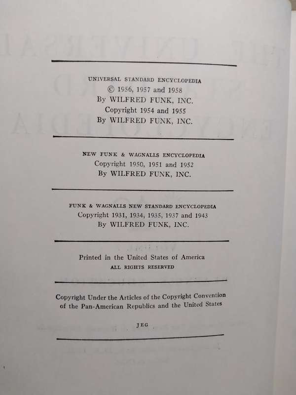 Universal Standard Encyclopedia Vol.7 (Deafness Education) - Josef Leffan Morse (Medium Hardcover)
