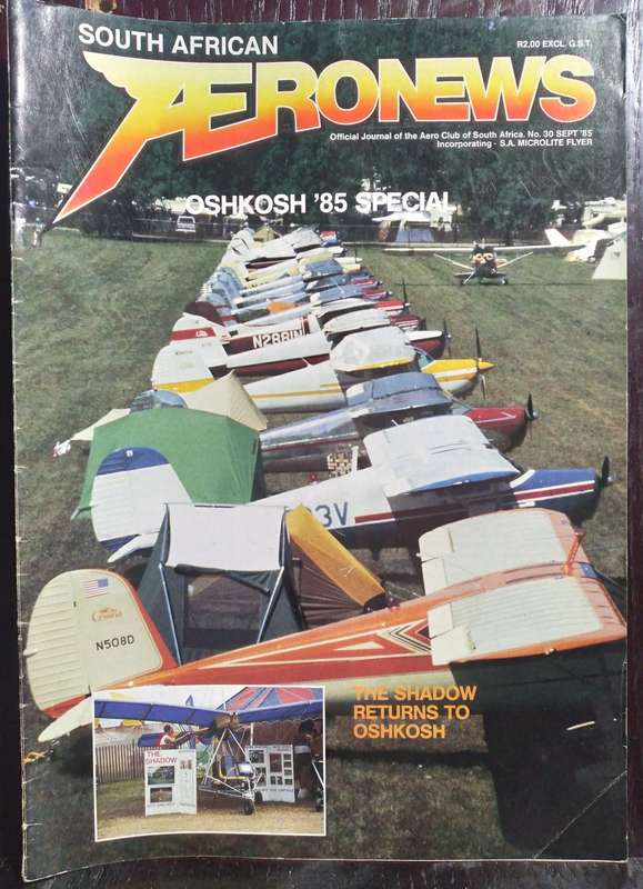 40x South African Aeronews Magazines from 1980`s (Great collection for any Pilot Hangar)