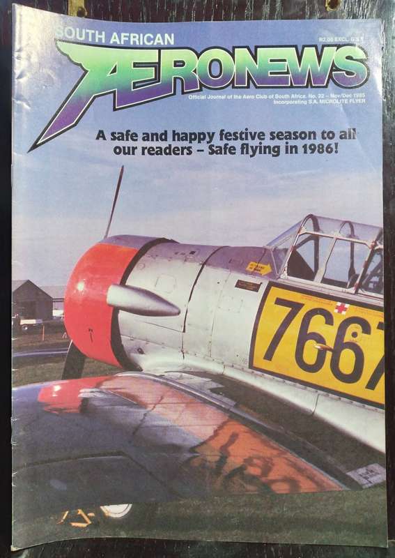 40x South African Aeronews Magazines from 1980`s (Great collection for any Pilot Hangar)