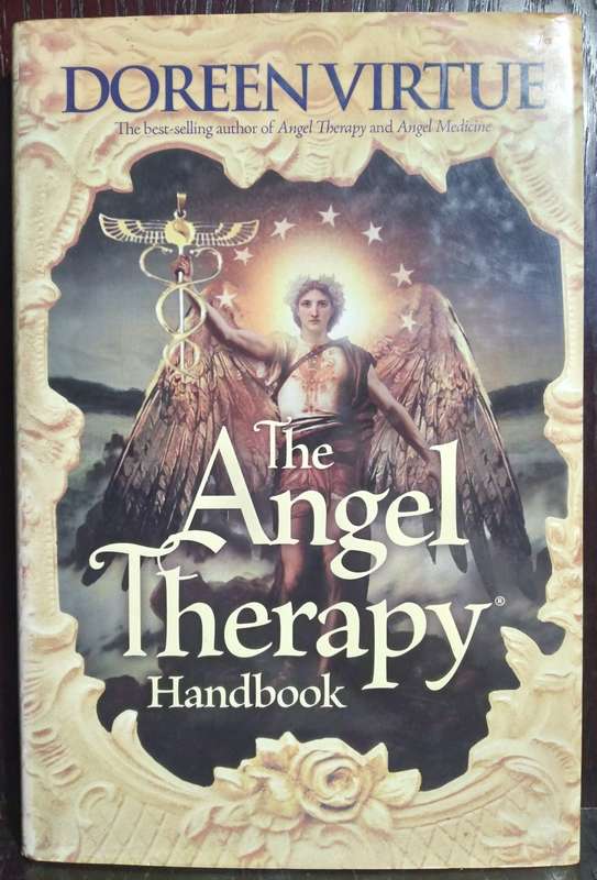 The Angel Therapy Handbook - Doreen Virtue (Large Hardcover)