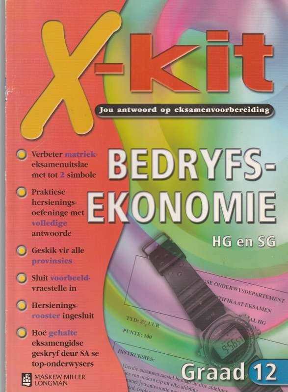 X-Kit Bedryfsekonomie HG en SG Graad 12
