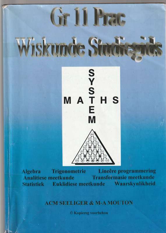 Wiskunde Studiegids Graad 11 + Studie Gids Antwoorde