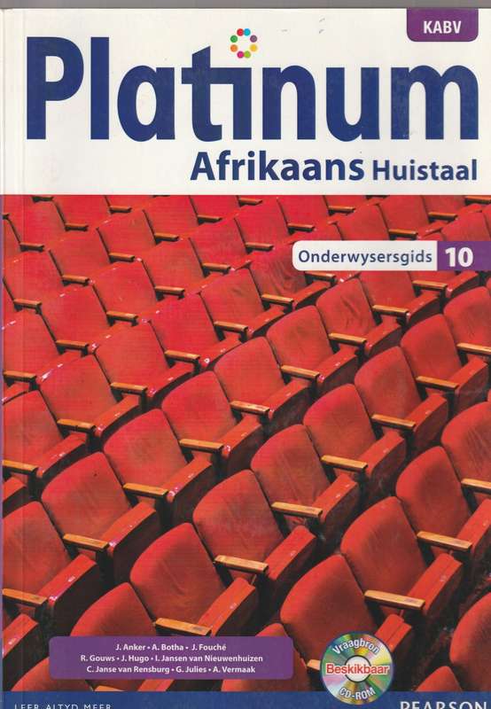 Platunum Afrikaans Huistaal Graad 10 (Onderwysersgids) + CD