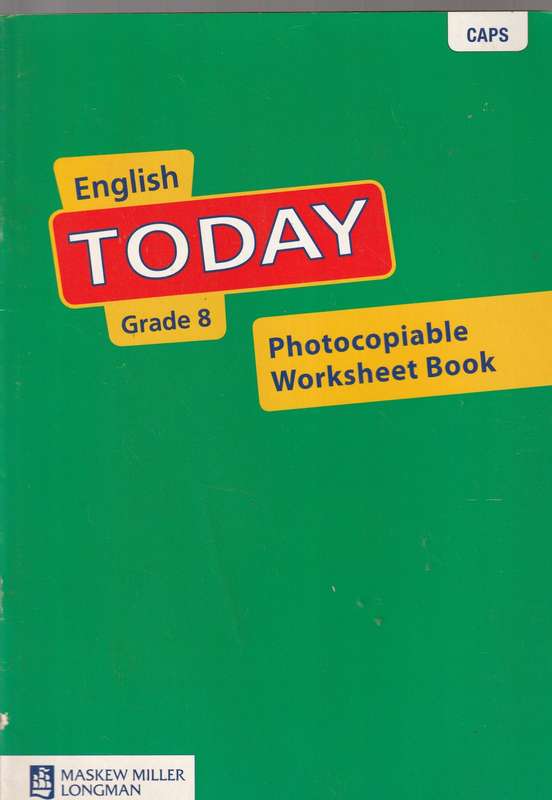 English Today Grade 8 (Photocopiable Worksheet Book)