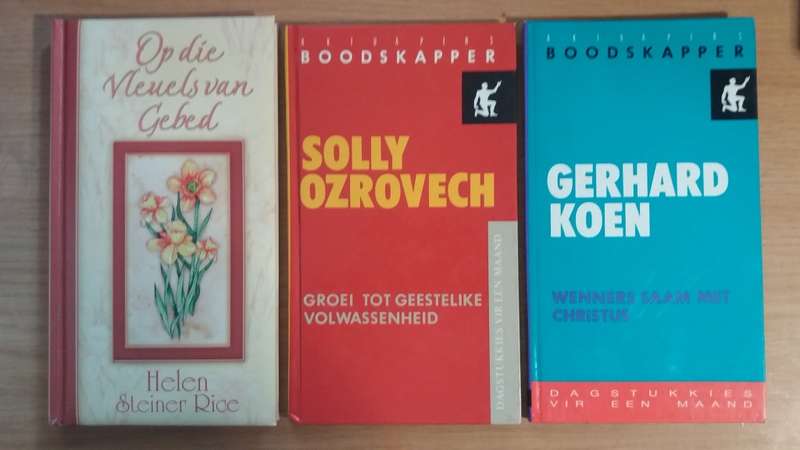3x Boekies - Christelike Dagstukkies vir Een Maand
