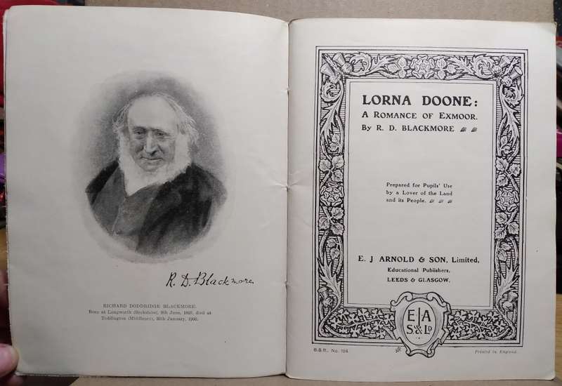 Lorna Doone - R.D Blackmore (No. 164 Ninth Edition) The "A.L" Bright Story Readers