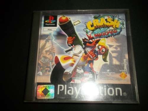 ***PS1/PSX*** CRASH BANDICOOT 3: WARPED + ORIGINAL MANUAL and JEWEL CASE