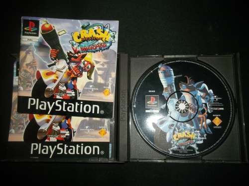 ***PS1/PSX*** CRASH BANDICOOT 3: WARPED + ORIGINAL MANUAL and JEWEL CASE