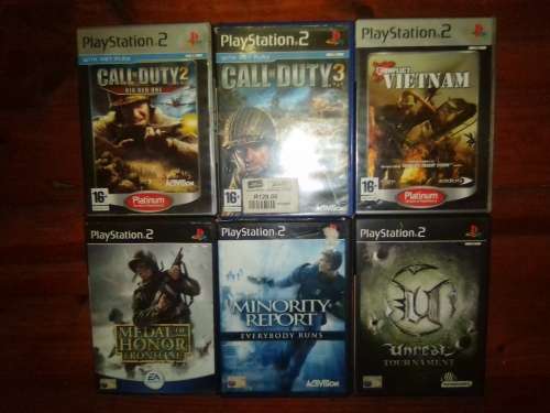 ***  MILITARY/FPS GAMES BUNDLE FOR PS2  ~  BID PER GAME TO TAKE ALL 6 ***