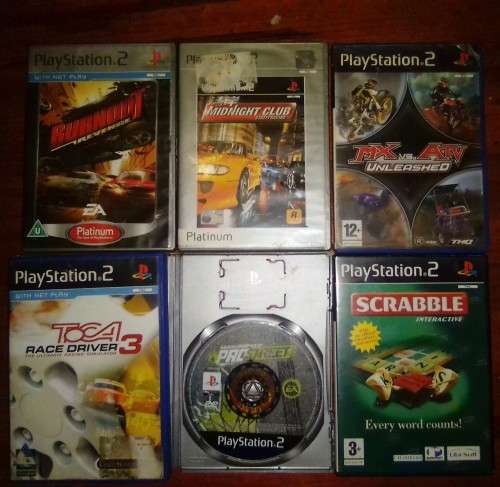 ***  ARCADE/RACING BUNDLE FOR PS2  ~  BID PER GAME TO TAKE ALL 6 ***