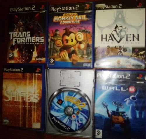 ***  6x PS2 KIDS GAMES BUNDLE ~ TRANSFORMERS & MORE ~  BID PER GAME TO TAKE ALL 6 ***