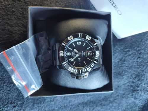 Seiko 5 SNZG85 Black PVD