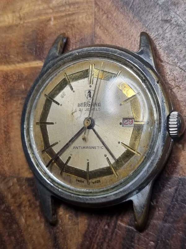 Vintage Burgana Mechanical watch (Working)