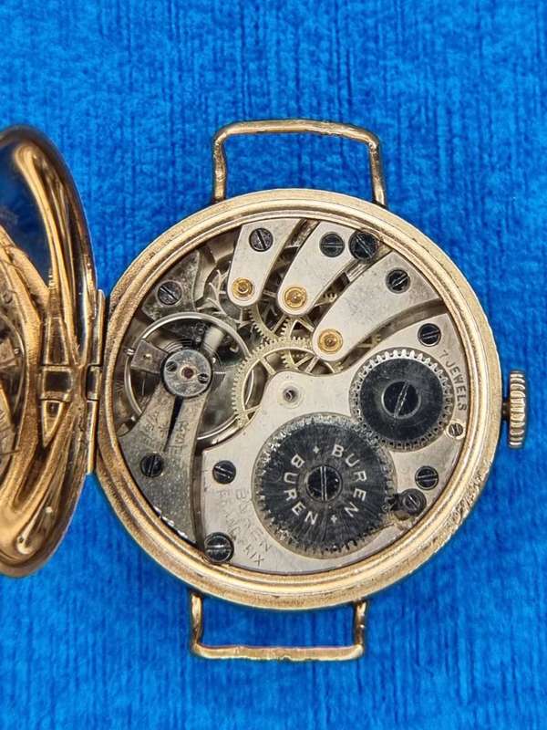 Antique Buren wrist watch (Serviced)