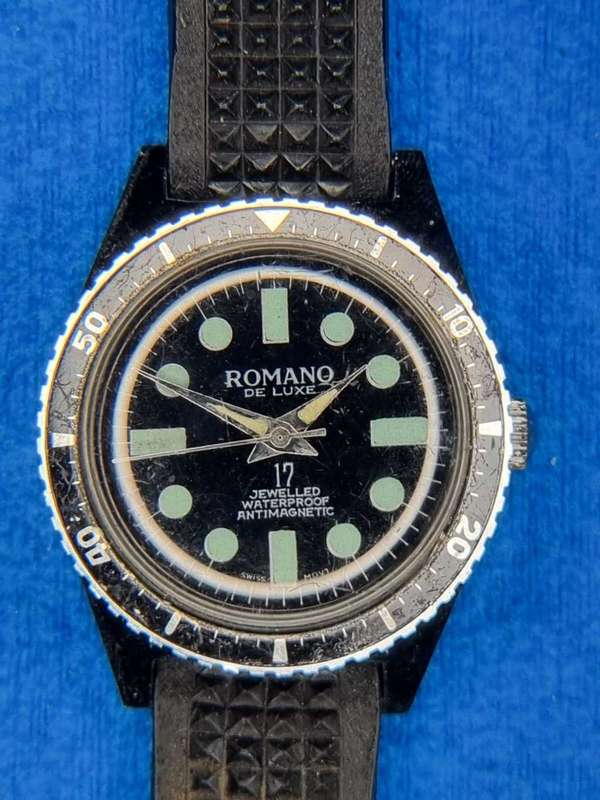 Vintage Romano De Luxe Diver (Serviced)