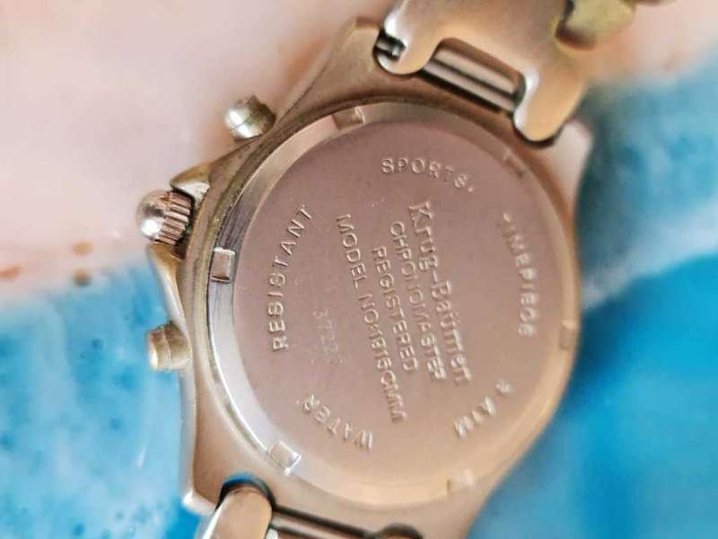 Krug Baumen quartz chrono diver