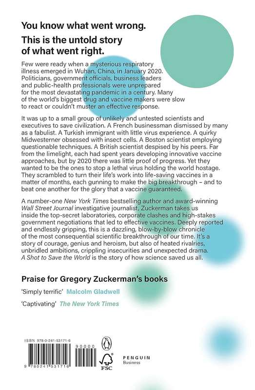 A Shot to Save the World by Gregory Zuckerman