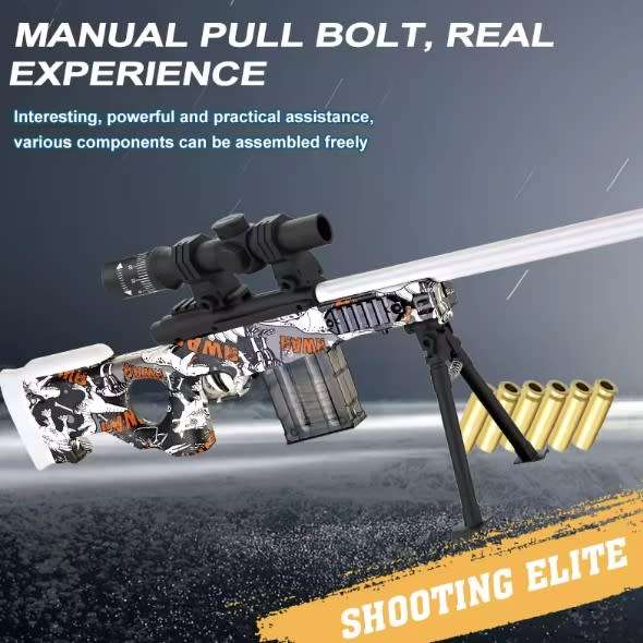 M24 Elite Toy Gun Rifle with Soft Bullet - Exciting and Safe Outdoor Play for Kids