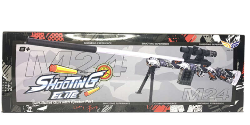 M24 Elite Toy Gun Rifle with Soft Bullet - Exciting and Safe Outdoor Play for Kids