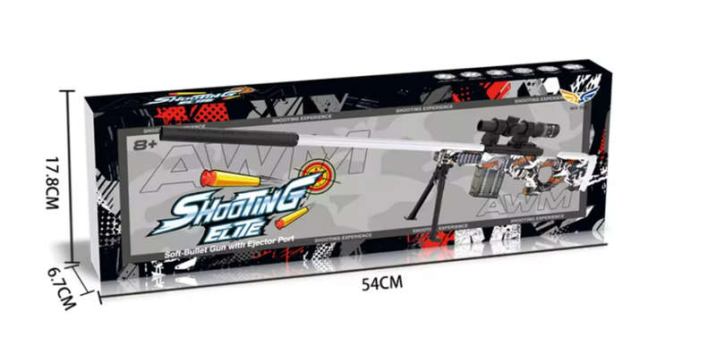 M24 Elite Toy Gun Rifle with Soft Bullet - Exciting and Safe Outdoor Play for Kids
