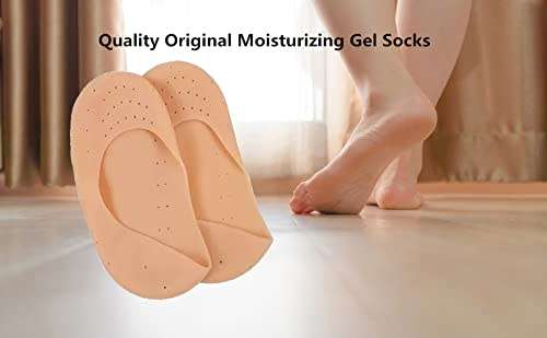 Two Pairs Of Silicone Feet Moisturizing Socks-Care Foot Socks
