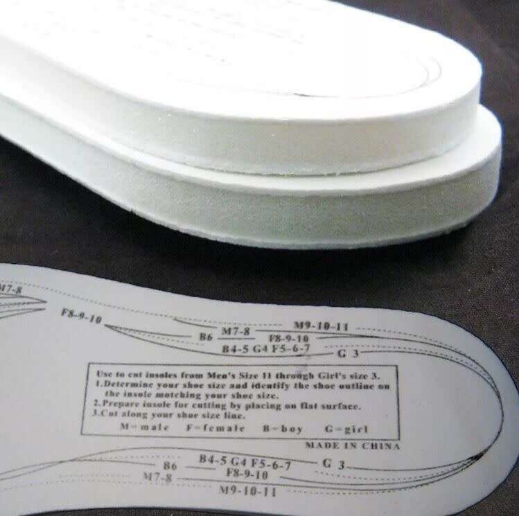 Two Pairs of Memory Foam Insoles