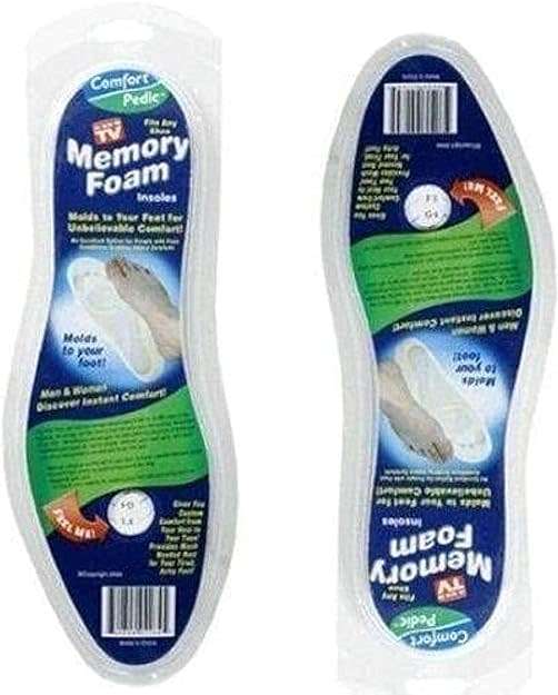 Two Pairs of Memory Foam Insoles