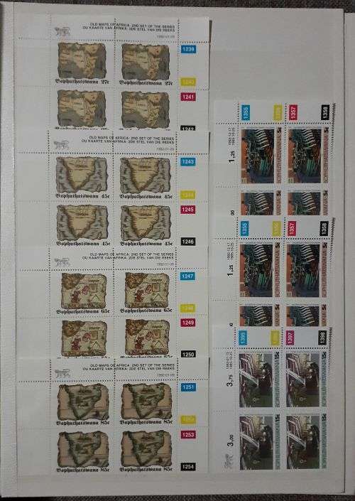 Album with Bophuthatswana control blocks