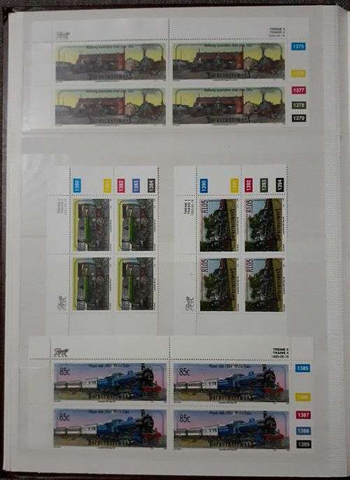 Album with Bophuthatswana control blocks