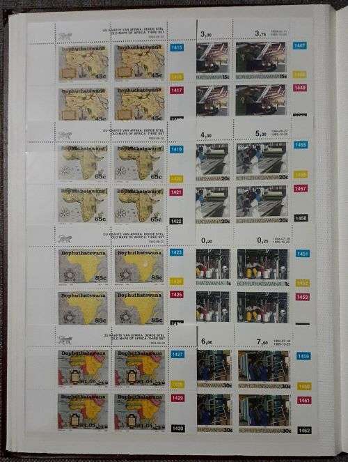Album with Bophuthatswana control blocks