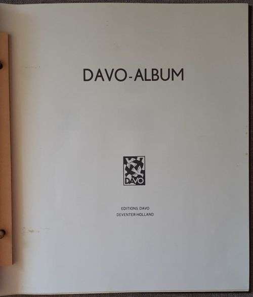 Union of South Africa Davo stamp album - Deventer and Holland edition