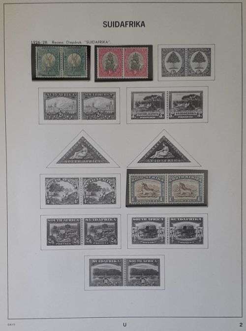 Union of South Africa Davo stamp album - Deventer and Holland edition