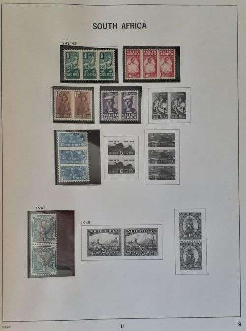 Union of South Africa Davo stamp album - Deventer and Holland edition