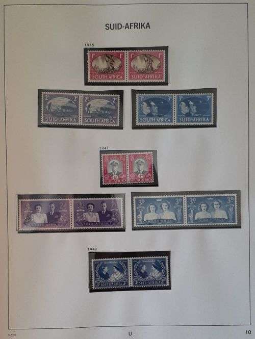 Union of South Africa Davo stamp album - Deventer and Holland edition
