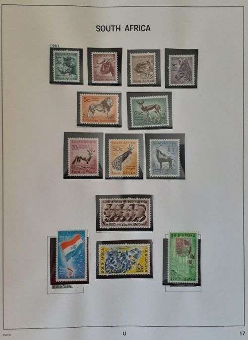 Union of South Africa Davo stamp album - Deventer and Holland edition