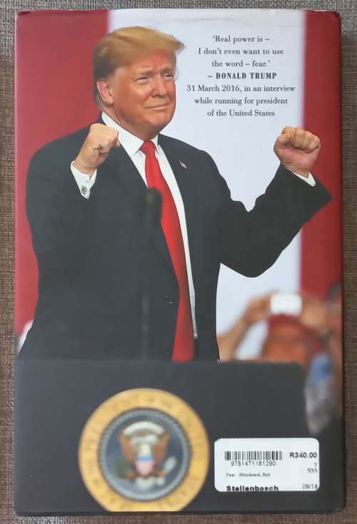 Fear - Trump in the White House by Bob Woodward