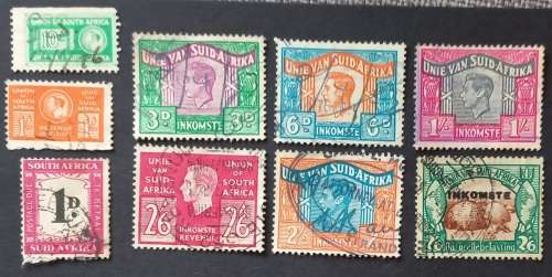 Union of South Africa - Revenue stamps