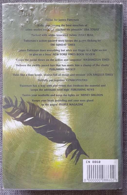 When the wind blows - James Patterson 1998 UK First Edition in dust jacket