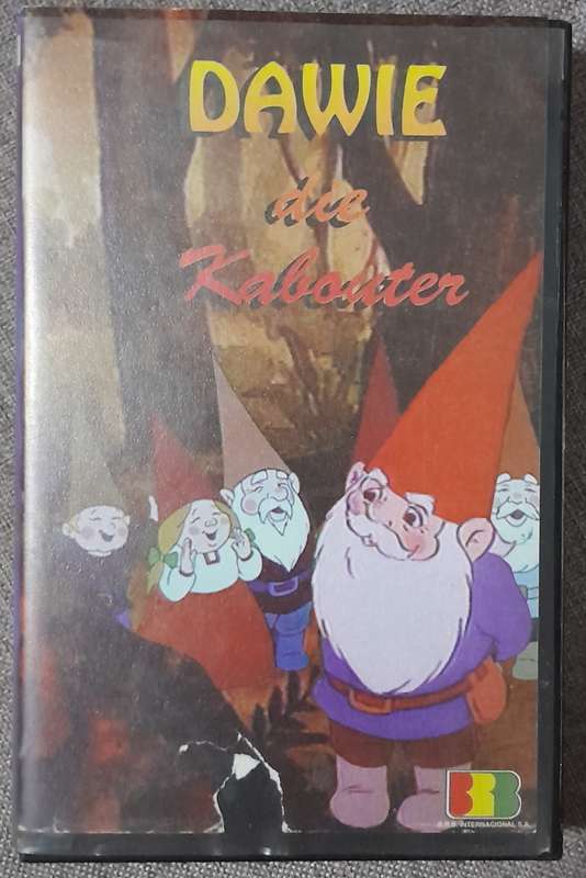 Dawie die Kabouter VHS video tape