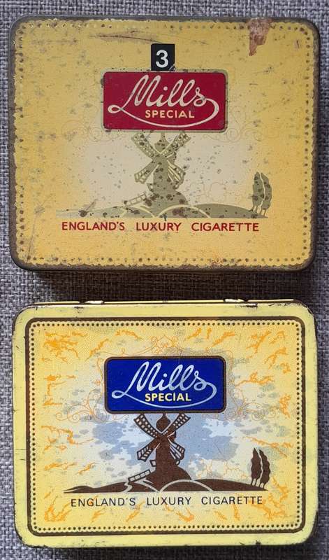 Mills Special Cigarette Tins