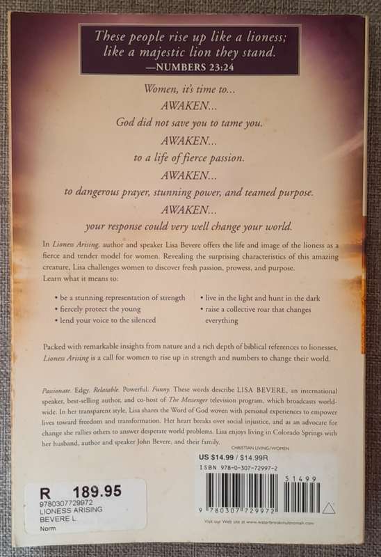 Lioness Arising - Lisa Bevere