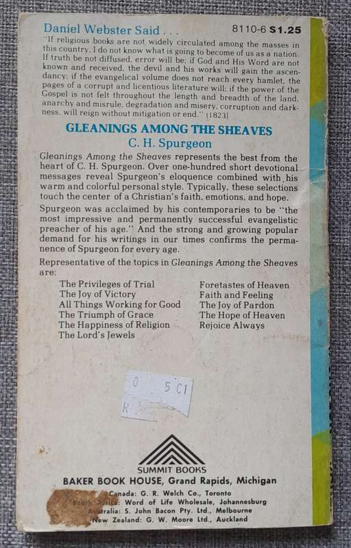 Gleanings among the Sheaves - C.H. Spurgeon