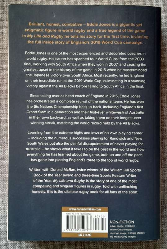 Eddie Jones - My life and Rugby The Autobiography