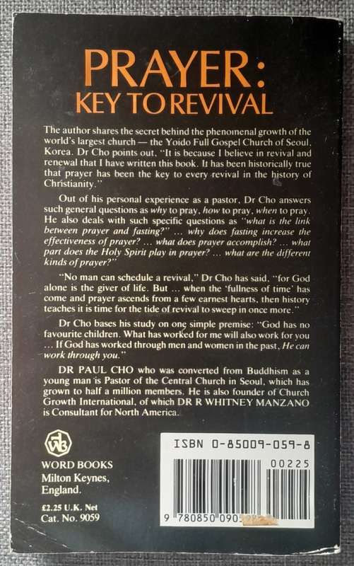 Prayer: Key to Revival - Paul Y Cho with Whitney Manzano